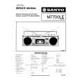SANYO M7700L Service Manual