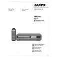 SANYO VHRD4710G/ES Owners Manual