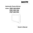 SANYO PDP32H1AN Owners Manual