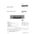 SANYO VHR-330 Service Manual