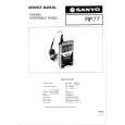 SANYO RP77 Service Manual