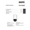 SANYO VCC-9400P Owners Manual